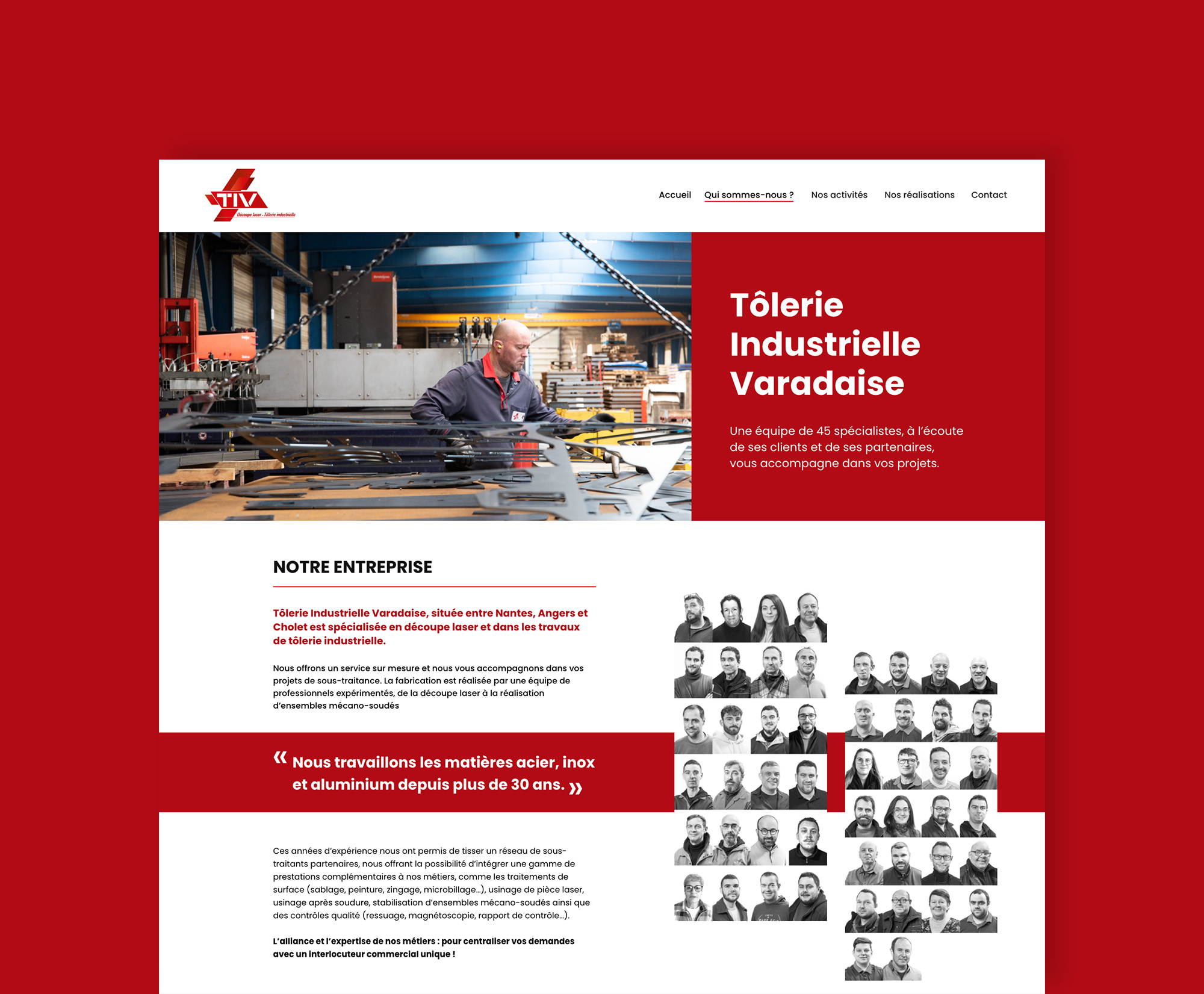 Arpub_Agence_Communication_TIV_Tôlerie-Industrie-Varadaise_Laser_Web_Site